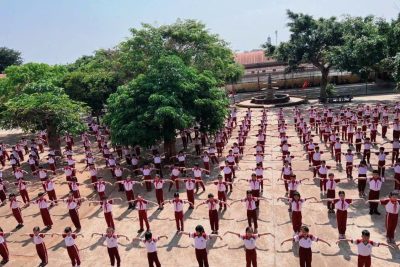 Sáng nay, ngày 24/3/2025 Liên đội trường tiểu học Nguyễn Tất Thành tổ chức  đồng diễn ngày hội ” Thiếu nhi vui khoẻ”  nhân kỷ niệm chào mừng 94 năm ngày thành lập Đoàn TNCS Hồ Chí Minh 26/3.