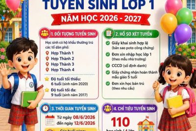 Thông báo tuyển sinh năm 2026-2027